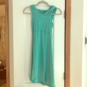 Prana Teal Hoodie Dress